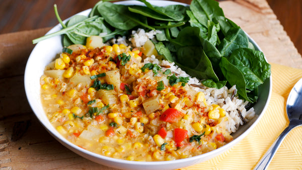 Creamy Vegan Corn Chowder Recipe 